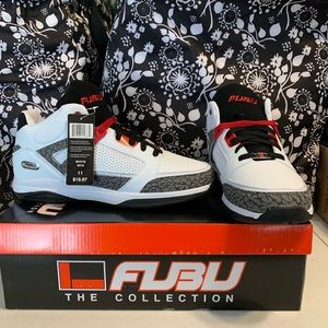 Mens  size 11 white sneaker mid cut for ankle support